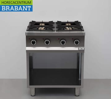 Cuisinière à gaz HCB en acier inoxydable, 4 feux, série 700,, Verzenden