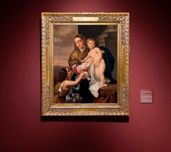 Da Pieter Paul Rubens (1577-1640), Navolger van - Madonna, Antiquités & Art, Art | Peinture | Classique