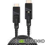 Lindy 38320 HDMI kabel 10 m HDMI Type D (Micro) Goud, Computers en Software, Verzenden, Nieuw