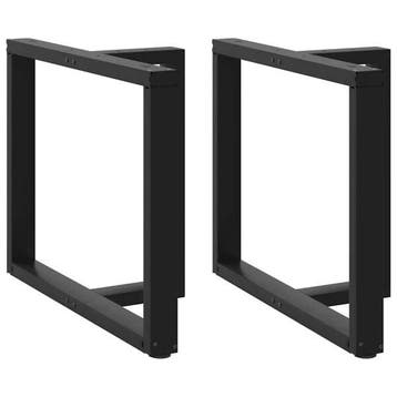 Pieds de table en T 90x35cm Acier Noir - Retour client -41%, Maison & Meubles, Verzenden, Modern, geometrisch