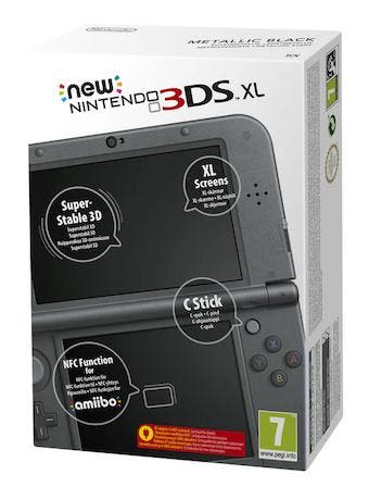 New Nintendo 3DS XL Zwart in Doos (Nette Staat), Games en Spelcomputers, Spelcomputers | Nintendo 2DS en 3DS, Ophalen of Verzenden