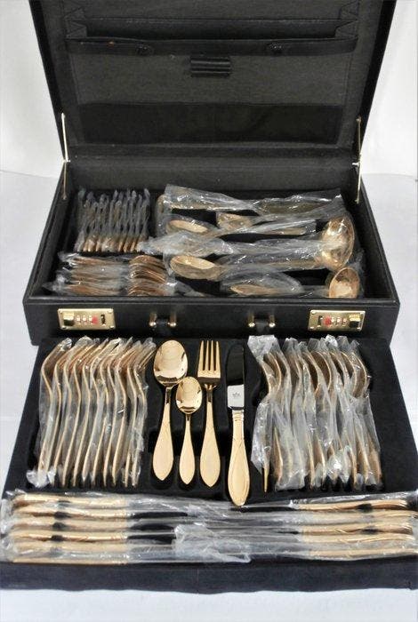 Solingen - Bestekset voor 12 personen (70) - in originele, Antiek en Kunst, Antiek | Meubels | Tafels