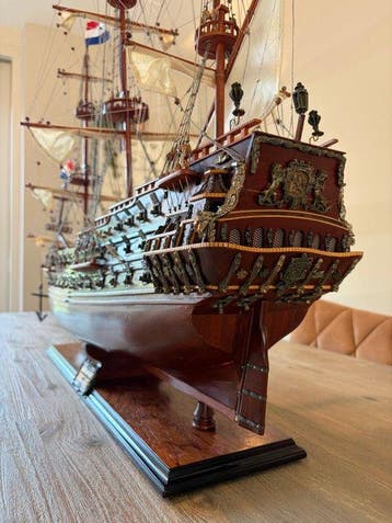 Modelschip (2) - De Zeven Provinciën scheepsmodel met, Kinderen en Baby's, Nieuw