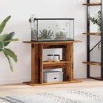 vidaXL Aquariumstandaard Oud Hout 80x35x60 cm Bewerkt Hout, Verzenden