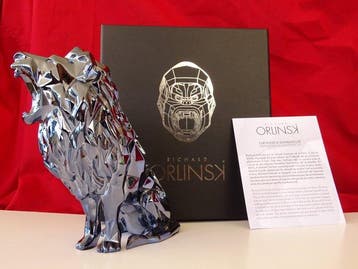 Richard Orlinski (1966) - Roaring Lion Spirit (petrol