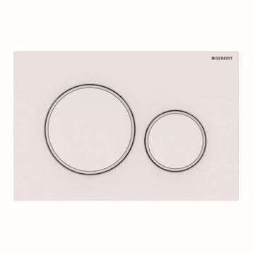 Bedieningsplaat Geberit Sigma 20 2-Toets Spoeling Mat Wit, Ophalen of Verzenden, Nieuw, Overige typen