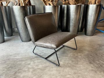 Veiling - Fauteuil Casper (2 stuks) Design - Lounge - Stof -, Huis en Inrichting, Nieuw