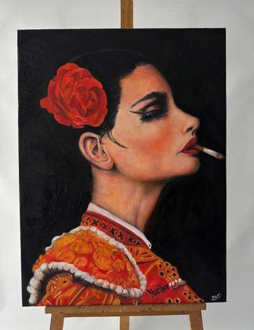 Nguyen Van Huan (1983) - La Rosa del Ruedo 80 60 cm