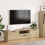 vidaXL Tv-meubel Sonoma eiken 140x35x40 cm bewerkt hout, Huis en Inrichting, Verzenden, Nieuw