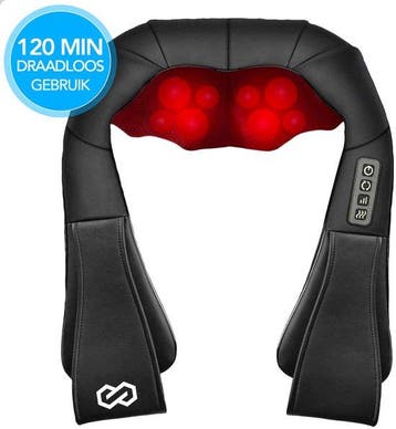 2dekans | Infinity Goods Draadloos Shiatsu Massagekussen -, Ophalen of Verzenden
