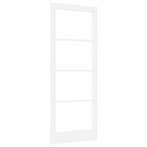vidaXL Interne Deur ORKDAL Wit geprimed 83 x 211 cm, Verzenden