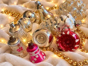 Kerstballen (39) - Glas, Metaal