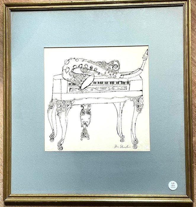 Ben Shahn (1898-1969) - Comp. for Saxophone & Piano, Antiek en Kunst, Kunst | Designobjecten