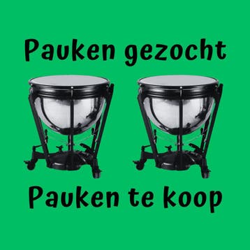 Pauken gezocht en te koop (nieuw en gebruikt) timpani, Gebruikt, Melodische percussie