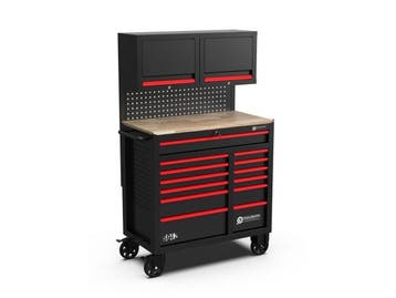 Veiling - Gereedschapswagen STAHLGRUPPE SG42 - Rood, Nieuw