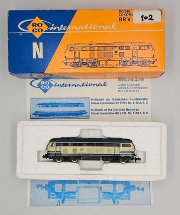 Roco N - 2150B - Diesellocomotief (1) - Series BR215 033-2 -, Nieuw