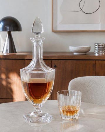 Sevres, Cristal de Sèvres - Karaf - Kristal - Gesigneerd -