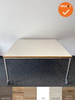 Ahrend - Move-it - verrijdbare vergadertafel 150x150 - bladk, Vergader- of Presentatieruimte, Ophalen of Verzenden, Gebruikt, Tafel