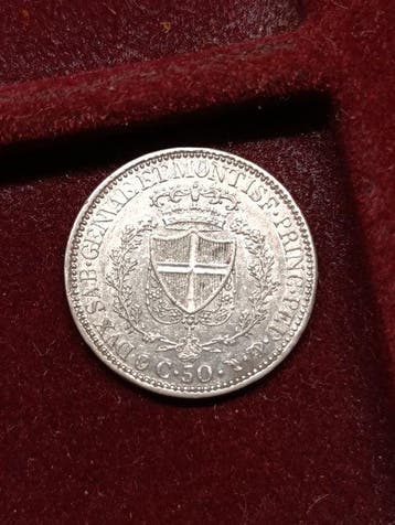 Italie, Savoie Carlo Felice. 50 Centesimi 1831 - R2