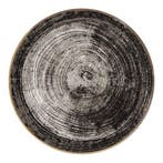 Pizza-/Pannenkoekenbord | Porselein | Black Wood | Ø310mm, Verzenden