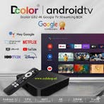 Android 12 mediaspeler 4K Netflix & Google gecert. smart tv, TV, Hi-fi & Vidéo, Verzenden