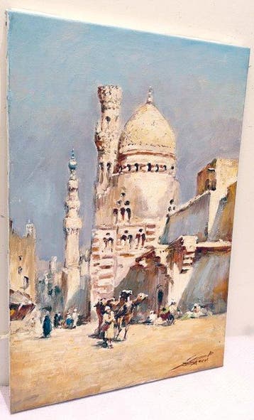Mikhail Kraiev (1957) - Caravane aux Portes de la Ville -