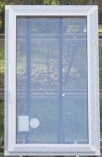 pvc raam , chassis , venster , kozijn 94 x 150 wit, Ophalen of Verzenden, Raamkozijn