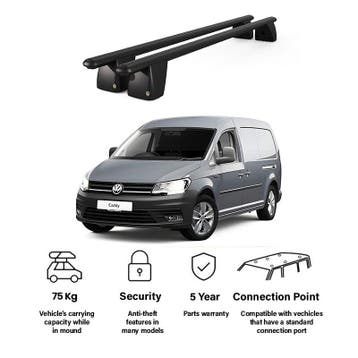 Set 3 aluminium dakdragers Citroën Berlingo 2018+ zwart, Ophalen of Verzenden, Nieuw