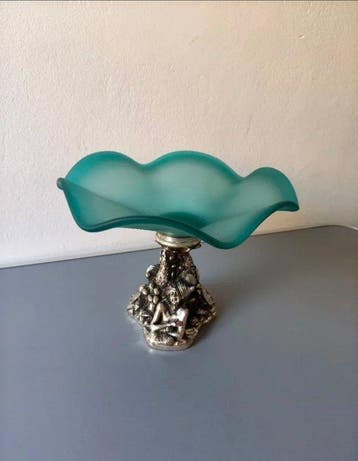 Robean - Tafelmiddenstuk - Glas, Verzilverd - Escultural