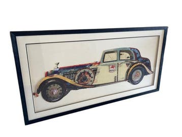 Veiling - 3D schilderij Rolls Royce, Maison & Meubles
