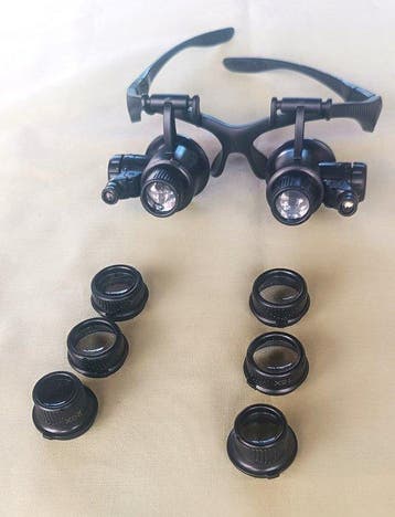 Medisch optisch instrument - clockworkers glasses -