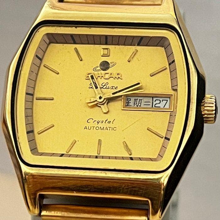Enicar - De Luxe - Special Chinese Xngq export dial, Handtassen en Accessoires, Horloges | Heren
