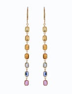 Zonder minimumprijs - Statement oorbellen - 18 karaat Geel