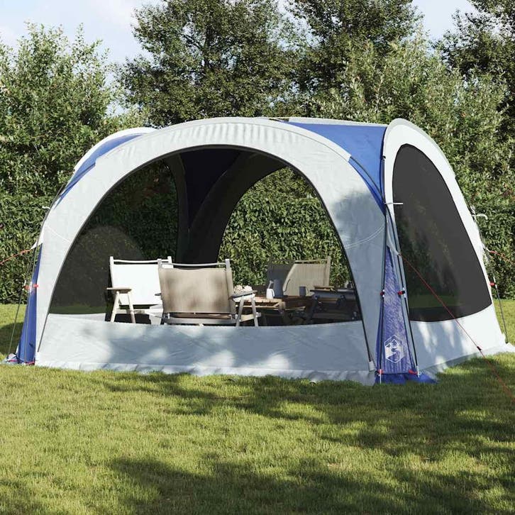vidaXL Partytent waterdicht blauw, Caravans en Kamperen, Tenten, Nieuw, Verzenden
