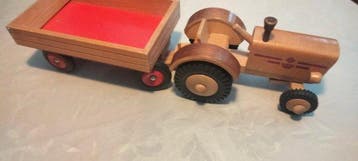 Vero - Speelgoed Vero Traktor Holzspielzeug DDR - 1970-1980