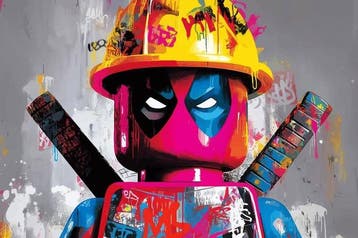 IPR Graph - Deadpool Lego: El Antihéroe del Graffiti
