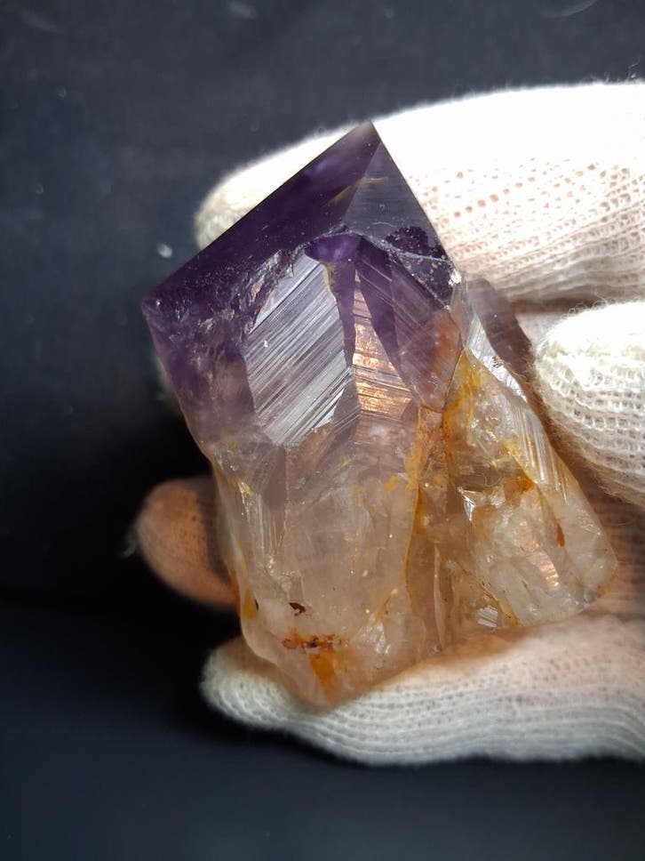 Rough amethyst - Amethyst Crystal Point - Raw Point with Roo, Bijoux, Sacs & Beauté, Accessoires Autre, Envoi