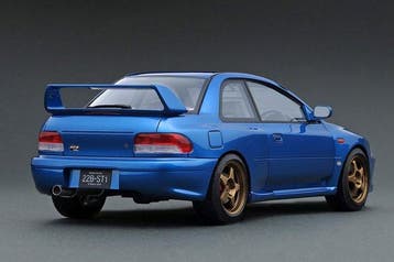 Ignition Model 1:18 - Modelauto - Subaru Impreza 22B STi, Hobby en Vrije tijd, Nieuw