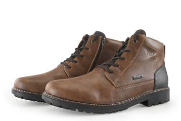 Rieker Veterboots in maat 44 Bruin, Bruin, Verzenden, Boots, Zo goed als nieuw