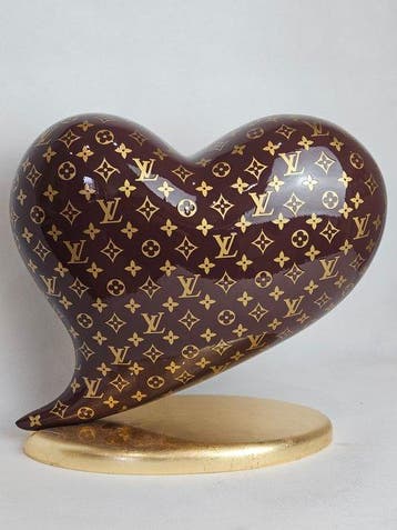 ArtBrut by Ann - Heart Louis Vuitton, Antiek en Kunst
