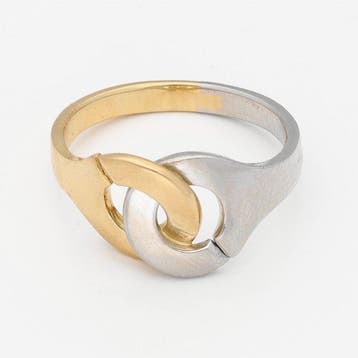 Dinh Van - Ring - Menottes - 18 karaat Geel goud, Platina