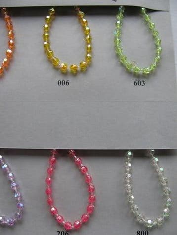 Parelketting parelguirlande lila lavendel 402 4 mm rol 10