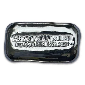5 Troy Ounce - Argent .999 - 5 x 1 oz European Mint 999 Fine, Timbres & Monnaies, Métaux nobles & Lingots