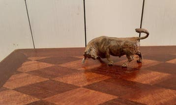 P. Chenet - Statue, stier - 7 cm - Bronze