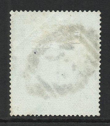 Grande Bretagne - GB QV SG135 10/- Gris verdâtre Plaque 1, Gestempeld