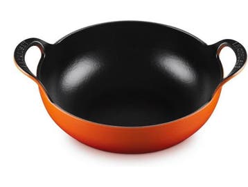 Veiling - Le Creuset geëmailleerde gietijzeren Balti-pan 24, Huis en Inrichting, Nieuw