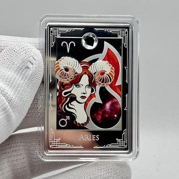 Niue. 3 Dollars 2025 – Star Signs of the Zodiac – Aries – 2