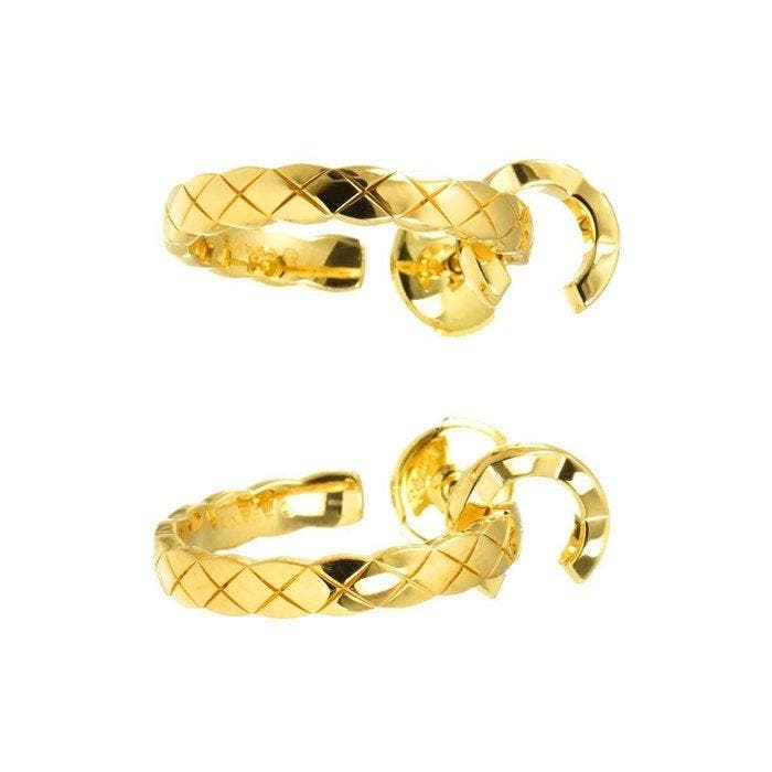 Chanel - Oorbellen - 18 karaat Geel goud, Bijoux, Sacs & Beauté, Boucles d'oreilles