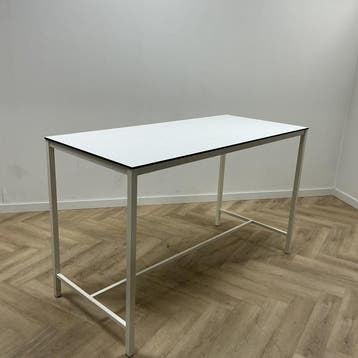 sta-tafel 180x80 cm hoogte 110 cm, wit, Huis en Inrichting, Tafelonderdelen, Gebruikt