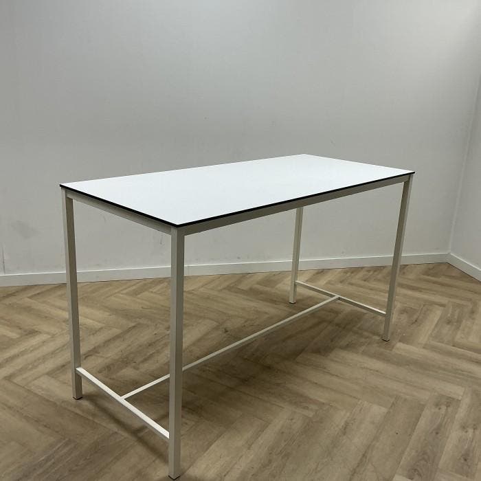 sta-tafel 180x80 cm hoogte 110 cm, wit, Huis en Inrichting, Tafelonderdelen, Gebruikt